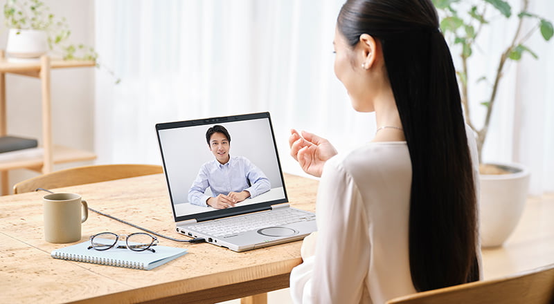 レッツノートFC ⾃宅ではWi-Fi