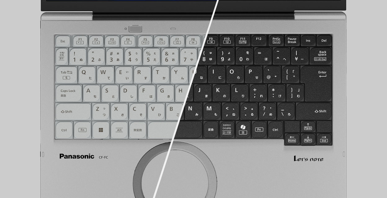 レッツノートFC キーボード
