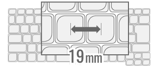 レッツノートFC キーピッチ