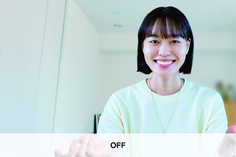 レッツノートFC 顔位置を補正