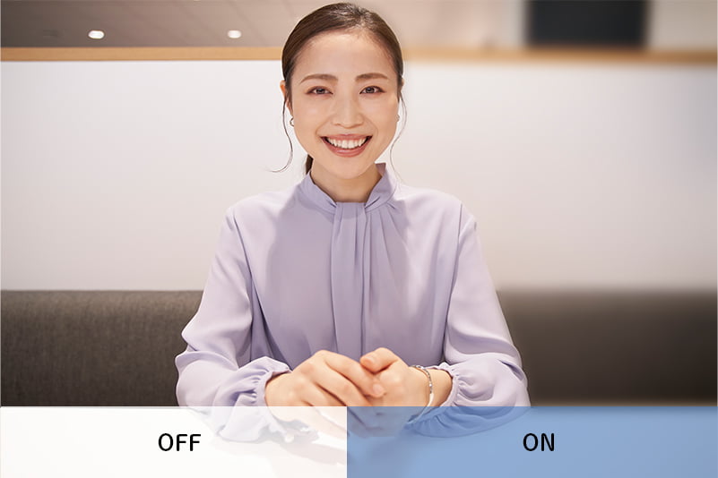 レッツノートNC 背景をぼかす