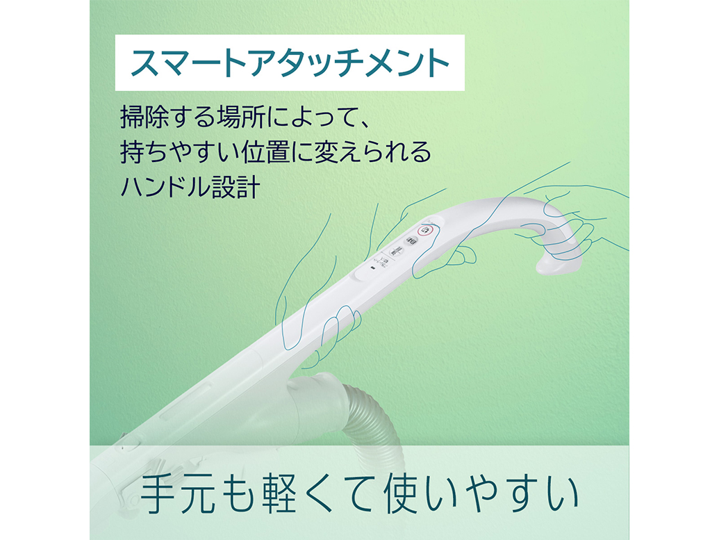 MC-JP850K-W 電気掃除機(ホワイト)｜紙パック式掃除機【パナソニック