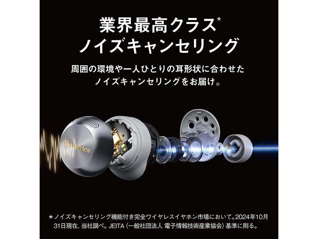 Technics EAH-AZ100 レビュー ｜装着感・ノイキャン性能向上