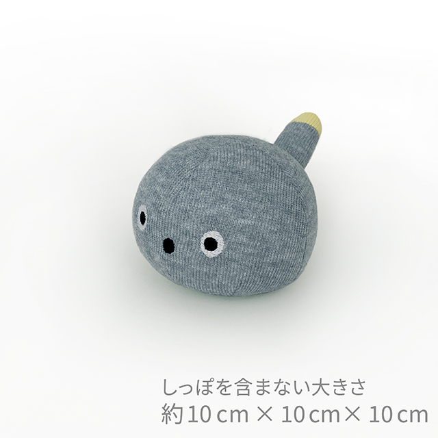 ミニNICOBO(ぬいぐるみ)画像　約10cm×10cm×10cm（しっぽを含まない大きさ）