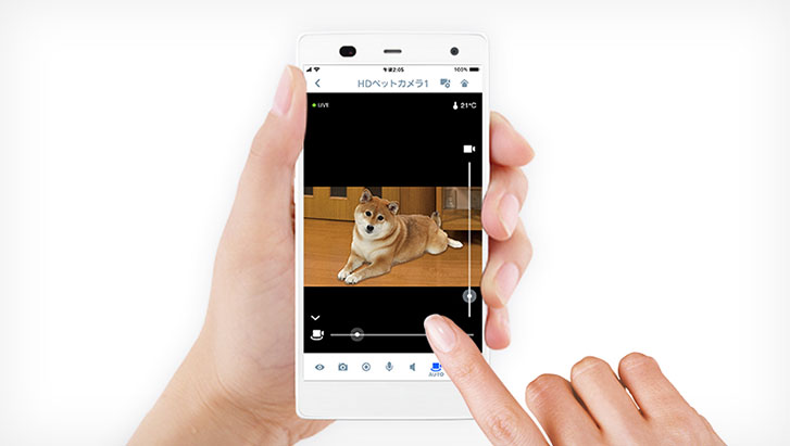 画質の良さは、パナソニック HDペットカメラの最大の魅力ともいえます