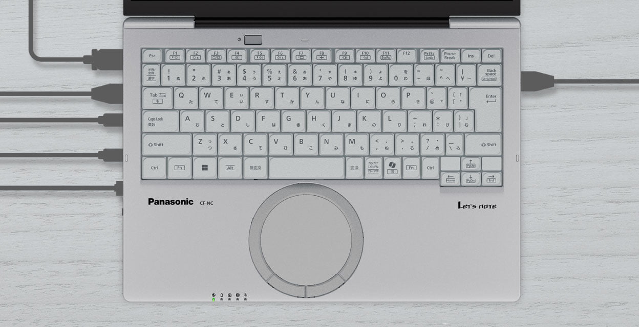 レッツノートNC インターフェース