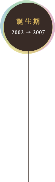誕生期 2002-2007