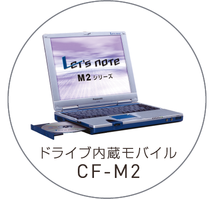 ドライブ内蔵モバイル CF-M2