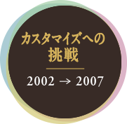 カスタマイズへの挑戦 2002-2007