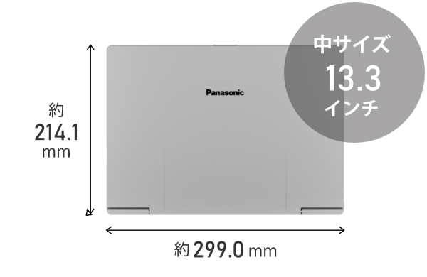 中サイズ 13.3インチ