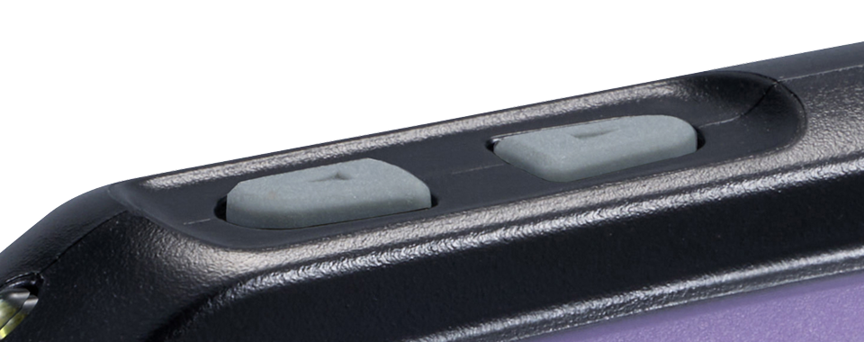 充電ミニドライバーのプッシュスイッチ​部分の拡大画像